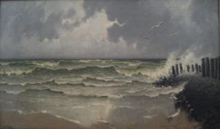 ”Zeegezicht” ”schilderij